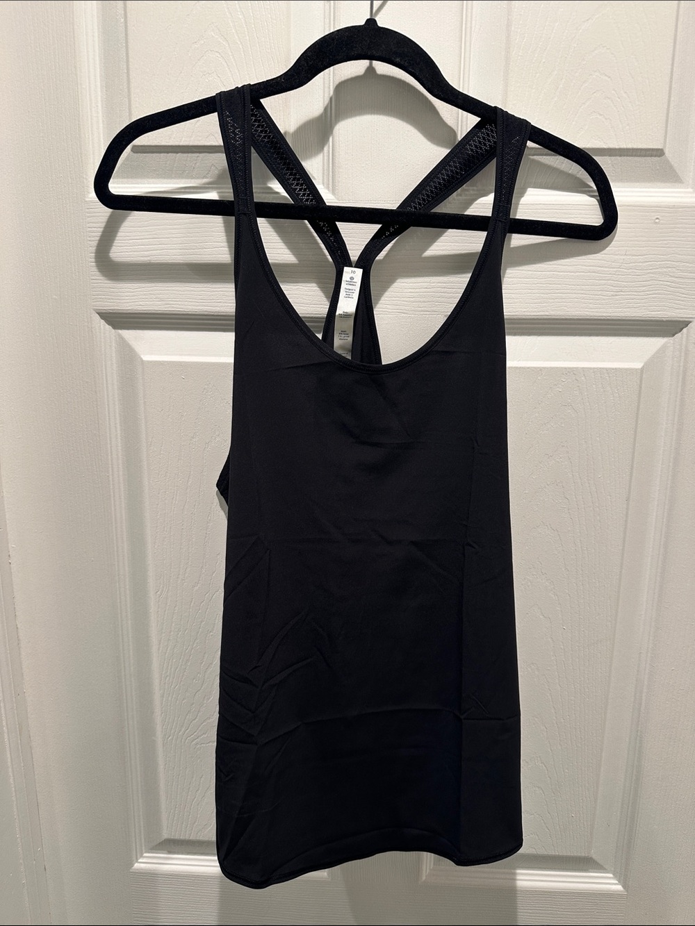 Real Quick Singlet NWT lululemon black Size 10